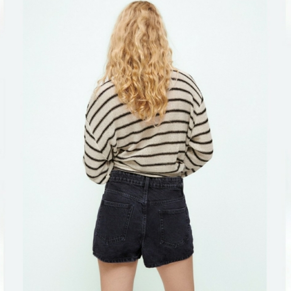 Zara Striped Rustic Sweater - Picture 4 of 12